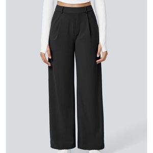 HALARA Black Wide-Leg Women's Pants